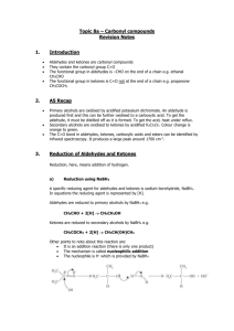 Carbonyl Compounds