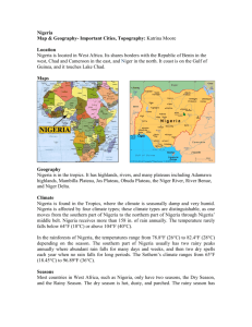 Map & Geography- Important Cities, Topography