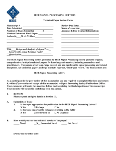 Technical Paper Review Form