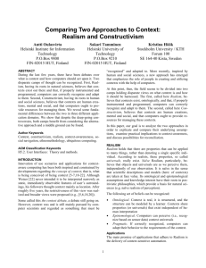 SIGCHI Conference Paper Format