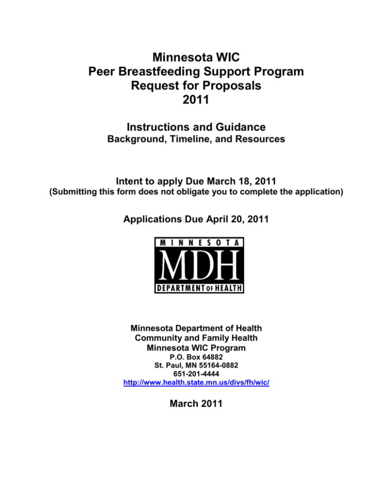 MN WIC Peer Breastfeeding Support Program