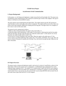 CS2420 Term Project Asynchronous Serial Communication I
