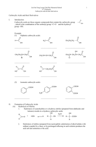 Carboxylic acid & derivatives