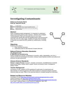 Investigating contaminants - virtualpharmtox.pharmacy.arizona.edu