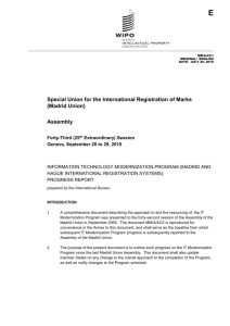 madrid and hague international registration systems