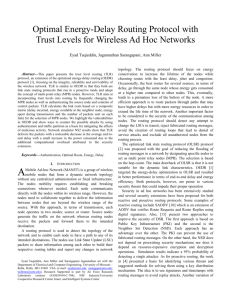 3. Trust Level Routing - International Journal of Network Security