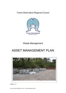 Solid Waste Asset Management Plan - Torres Strait Island Regional