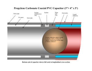 Propylene Carbonate Coaxial PVC Capacitor (3