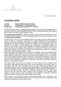 Press release 29.08.2011 LEONARDO DREW Location