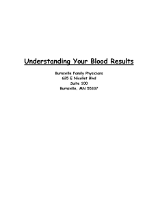 Understanding Your Blood Results