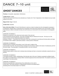 Ghost Dances - Curriculum Support