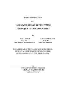 SESMIC RETROFING - ASME-Association Of Swarnandhra
