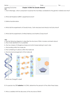 Dna homework assignment