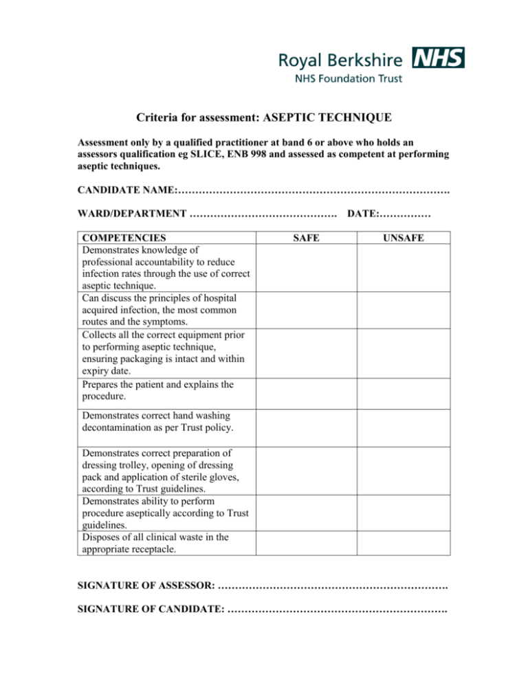 aseptic-technique-assessment-form