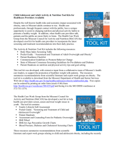 Child and Adolescent Healthcare Provider Tool Kit Available