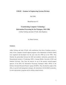 Information Processing for the Pentagon, 1962-1986