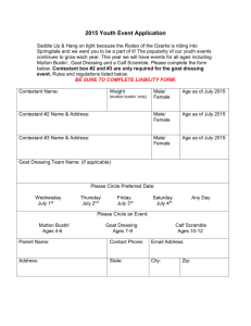 Youth Event Application and Liablity Form