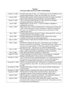 Iraq war timeline