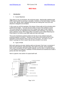 MSE Walls - Professional Development Hours