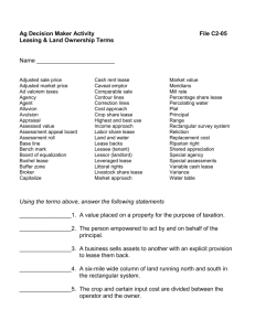 Leasing and Land Ownership Terms