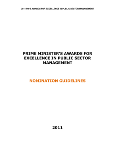 Schematic for Preparing a Nomination