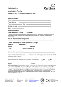 Land liable to flooding application form