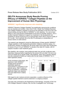 GELITA® Collagen Proteins provide indulgence and reduced