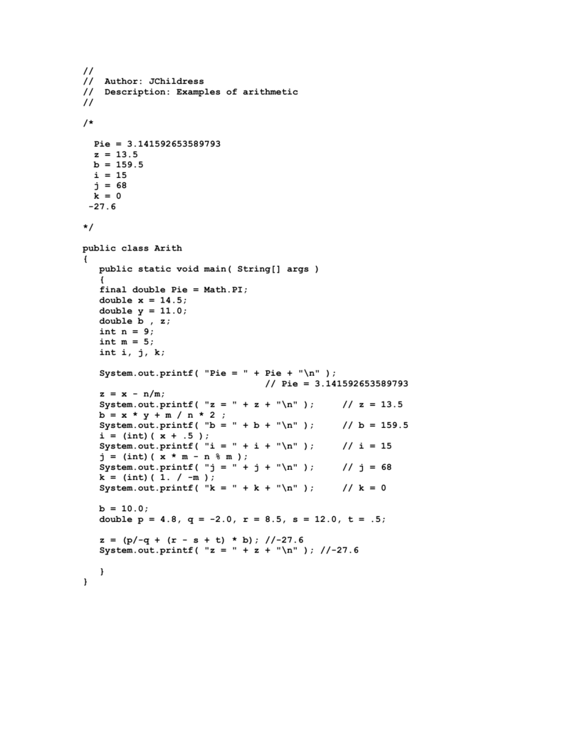 Computer Arithmetic