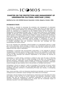 Charter on the Protection and Management of Underwater Cultural