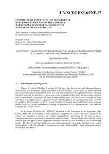 harmonized system of classification