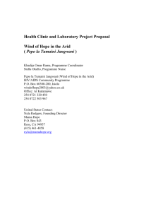 Health Clinic and Laboratory Project Proposal