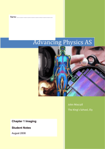 Student notes - Advancing Physics