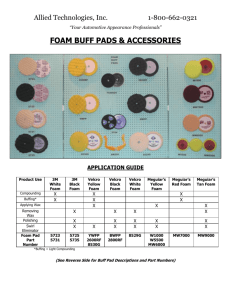 FOAM BUFF PADS - Detailing Products