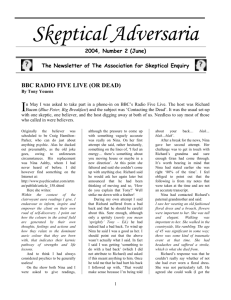 2004 issue 2 - Association for Skeptical Enquiry
