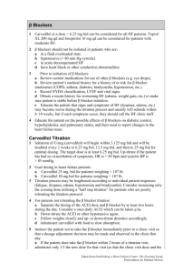 Beta Blockers