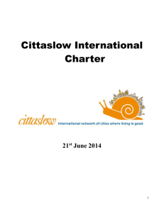 Cittaslow International Charter