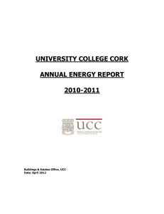 Main Campus Energy Report - 2010/2011