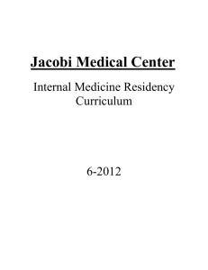 2012Internal Medicine Residency Curriculum 6