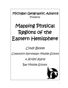 Mapping Physical Regions of the Eastern Hemisphere