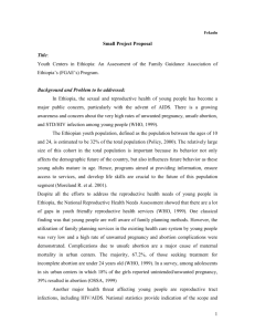 Small Project Concept Paper - Population Leadership Program