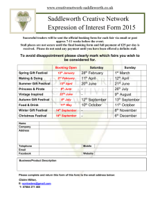 Expression of Interest Form 2015 - saddleworth-creative