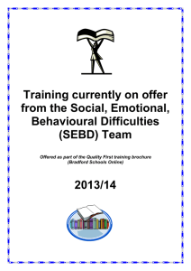 courses run by the social emotional