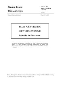 VII. Trade Policy Formulation and Implementation