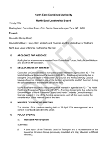 Draft Minutes NELB 15 July 2014