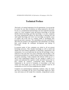 Technical Preface
