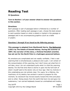 SAT Practice Reading Test 4 for Assistive