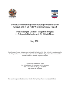 USAID/OAS PGDM Building Code Sensitization Meetings