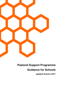 Pastoral Support Plan and Target Sheet Appendix Eight