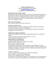 Cover Letter - Northern Tree Service, Inc.