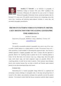 Trends in Patterns versus Patterns in Trends: